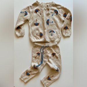 Fin & Vince knit set 12-18m